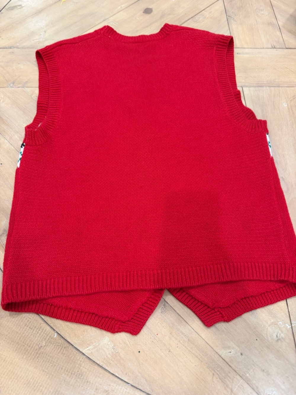 Talbots Susan Bristol Scottie Dog Sweater Vest with Argyle Bows Velvet Buttons S - Picture 7 of 7